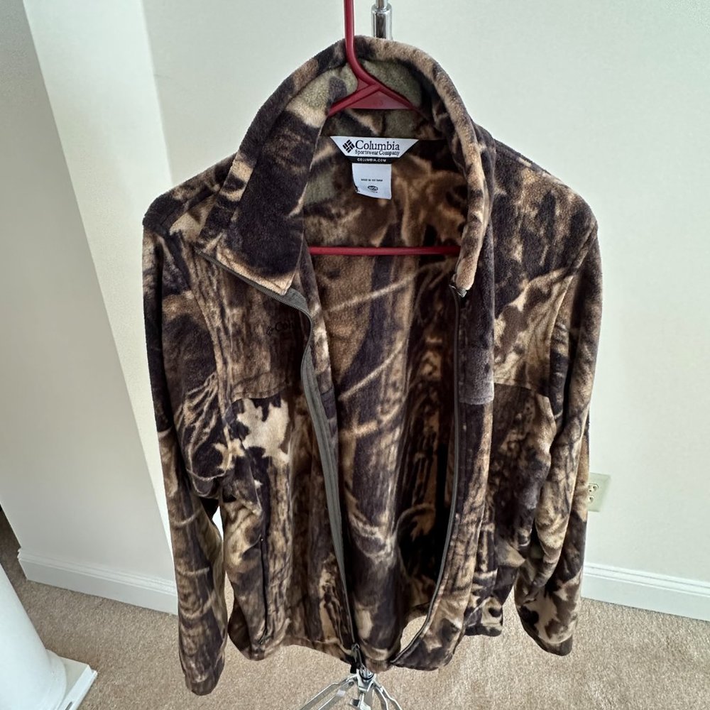 Columbia Camo Zip Up - Youth 18/20